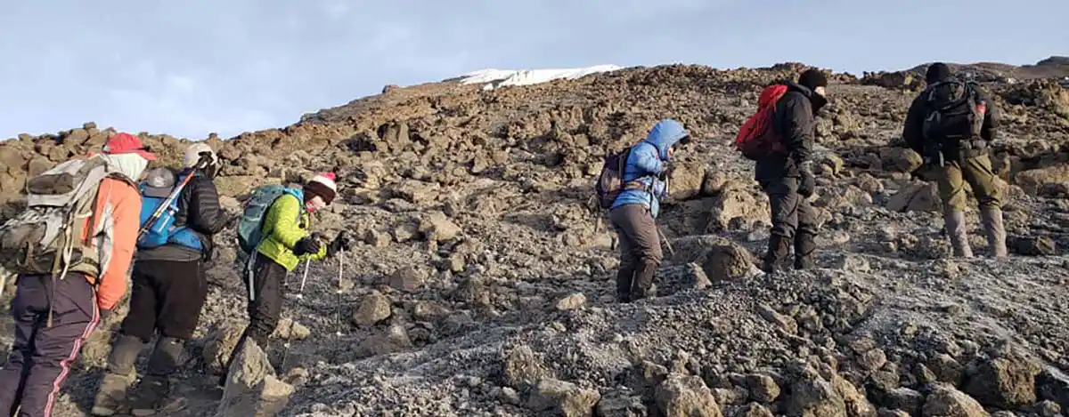 One the way to the top of Kilimanjaro Banner