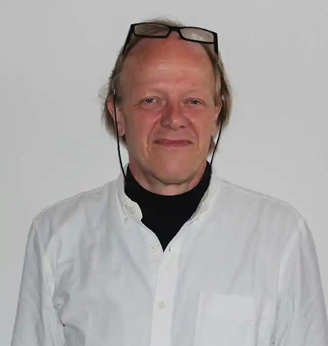 Mads Moelgaard at the office